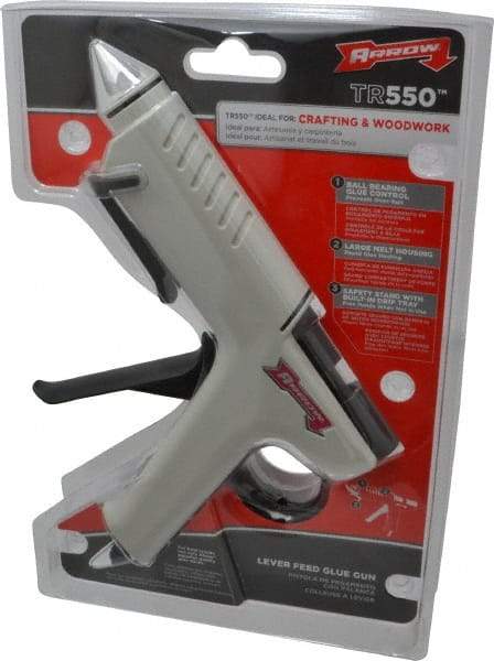 Arrow - Full Barrel Frame Electric Hot Glue Gun - Use with 1/2" Diam Hot Melt Glue Stick - Eagle Tool & Supply