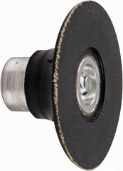 Standard Abrasives - 2" Diam Quick-Change Disc Backing Pad - 1/4" Shank Diam, Medium Density, 25,000 RPM, SocAtt Compatible - Eagle Tool & Supply