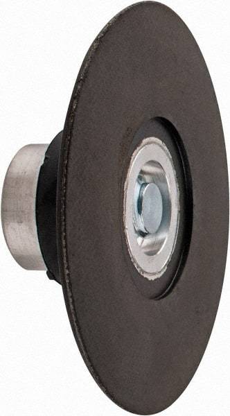 Standard Abrasives - 3" Diam Quick-Change Disc Backing Pad - 1/4" Shank Diam, Medium Density, 20,000 RPM, SocAtt Compatible - Eagle Tool & Supply