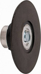 Standard Abrasives - 3" Diam Quick-Change Disc Backing Pad - 1/4" Shank Diam, Medium Density, 20,000 RPM, SocAtt Compatible - Eagle Tool & Supply