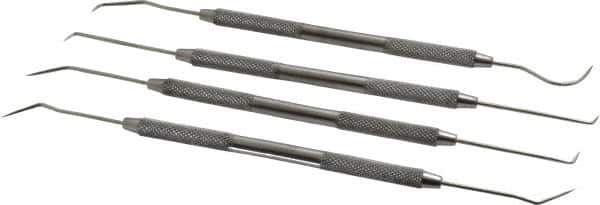 Value Collection - 4 Piece Precision Probe Set - Stainless Steel - Eagle Tool & Supply