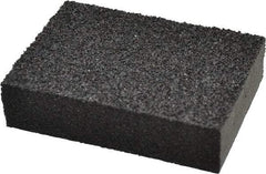 Made in USA - 2-3/4" Wide x 3-3/4" Long, Coarse & Medium Grade Sanding Sponge - 36 & 60 Grit, 1" Thick - Eagle Tool & Supply