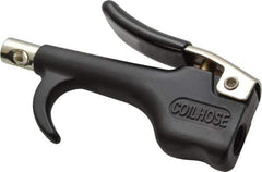 Coilhose Pneumatics - Safety Nickel Tipped Thumb Lever Blow Gun - 1/4 NPT, Zinc - Eagle Tool & Supply