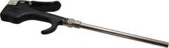 Coilhose Pneumatics - Safety Extension Tube Thumb Lever Blow Gun - 1/4 NPT, 6" Tube Length, Zinc - Eagle Tool & Supply