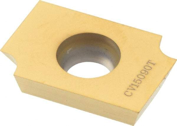 Cutting Tool Technologies - CV15190 Carbide Milling Insert - TiN Finish, 0.156" Thick - Eagle Tool & Supply