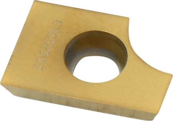Cutting Tool Technologies - CV15250 Carbide Milling Insert - TiN Finish, 0.156" Thick - Eagle Tool & Supply