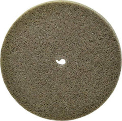 Standard Abrasives - 3" Diam, 1/4" Face Width, 1/4" Center Hole, Fine Grade, Aluminum Oxide Deburring Wheel - Unitized, Medium/Hard Density 7 Grade, 18,000 RPM - Eagle Tool & Supply