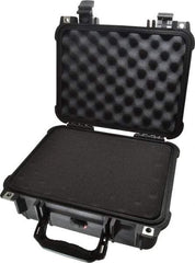 Pelican Products, Inc. - 11-5/8" Wide x 6" High, Clamshell Hard Case - Black, Structural Resin - Eagle Tool & Supply
