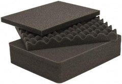 Pelican Products, Inc. - Tool Box Foam Replacement Foam Set - 7-53/64" Wide x 4-1/8" High, Black, For Fits Case No. 97-103-6 - Eagle Tool & Supply