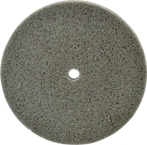 Standard Abrasives - 3" Medium Grade Aluminum Oxide Deburring Disc - Quick Change Connection, 12,000 Max RPM - Eagle Tool & Supply