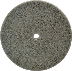 Standard Abrasives - 3" Medium Grade Aluminum Oxide Deburring Disc - Quick Change Connection, 12,000 Max RPM - Eagle Tool & Supply