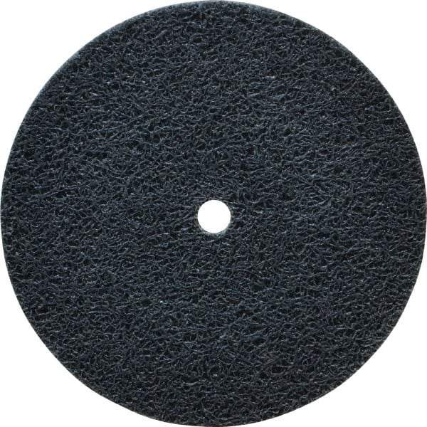 Standard Abrasives - 3" Diam, 1/4" Face Width, 1/4" Center Hole, Fine Grade, Silicon Carbide Deburring Wheel - Unitized, Soft/Medium Density 6 Grade, 12,000 RPM - Eagle Tool & Supply
