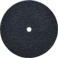 Standard Abrasives - 3" Diam, 1/4" Face Width, 1/4" Center Hole, Fine Grade, Silicon Carbide Deburring Wheel - Unitized, Soft/Medium Density 6 Grade, 12,000 RPM - Eagle Tool & Supply