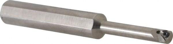 Seco - 0.3" Min Bore Diam, 4" OAL, 1/2" Shank Diam, STLD Indexable Boring Bar - 1-1/2" Max Bore Depth, TD.. 1.2 Insert, Screw Holding Method - Eagle Tool & Supply