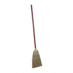 PRO-SOURCE - 56" OAL Corn Bristle Broom - Wood Handle - Eagle Tool & Supply