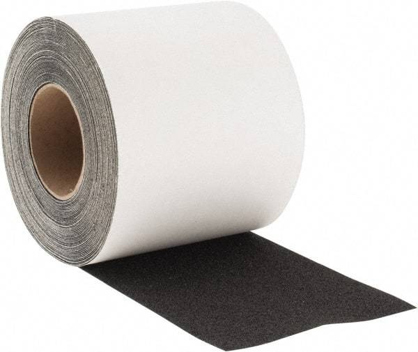 NMC - Black Solid Color Anti-Slip Vinyl Tape - 6" Wide x 60' Long x 0.05" Thick, Heavy/High Traffic - Eagle Tool & Supply