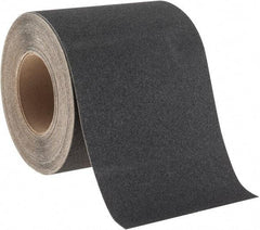 NMC - Black Solid Color Anti-Slip Vinyl Tape - 6" Wide x 60' Long x 0.02" Thick, General Traffic - Eagle Tool & Supply