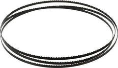 Disston - 6 TPI, 6' 8" Long x 1/4" Wide x 0.025" Thick, Welded Band Saw Blade - Carbon Steel, Toothed Edge, Raker Tooth Set, Flexible Back, Contour Cutting - Eagle Tool & Supply