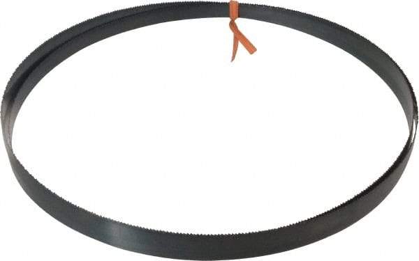 Disston - 14 TPI, 8' Long x 1/2" Wide x 0.025" Thick, Welded Band Saw Blade - Carbon Steel, Toothed Edge, Raker Tooth Set, Flexible Back, Contour Cutting - Eagle Tool & Supply