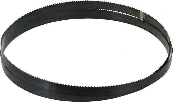 Disston - 6 TPI, 9' Long x 3/4" Wide x 0.032" Thick, Welded Band Saw Blade - Carbon Steel, Toothed Edge, Raker Tooth Set, Flexible Back, Contour Cutting - Eagle Tool & Supply