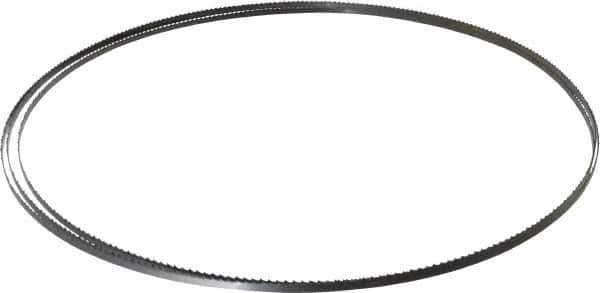 Disston - 6 TPI, 12' 6" Long x 1/4" Wide x 0.025" Thick, Welded Band Saw Blade - Carbon Steel, Toothed Edge, Raker Tooth Set, Flexible Back, Contour Cutting - Eagle Tool & Supply