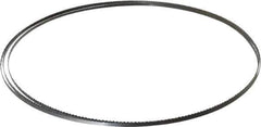 Disston - 6 TPI, 12' 6" Long x 1/4" Wide x 0.025" Thick, Welded Band Saw Blade - Carbon Steel, Toothed Edge, Raker Tooth Set, Flexible Back, Contour Cutting - Eagle Tool & Supply