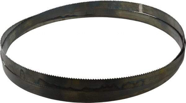 Disston - 6 TPI, 12' 6" Long x 1" Wide x 0.035" Thick, Welded Band Saw Blade - Carbon Steel, Toothed Edge, Raker Tooth Set, Flexible Back, Contour Cutting - Eagle Tool & Supply