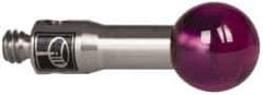 Renishaw - 0.1969 Inch Ball Diameter, Stainless Steel Stem, M2 Thread, Ruby Point Ball Tip CMM Stylus - 0.3937 Inch Working Length, 0.0984 Inch Stem Diameter, 0.3937 Inch Overall Length - Eagle Tool & Supply