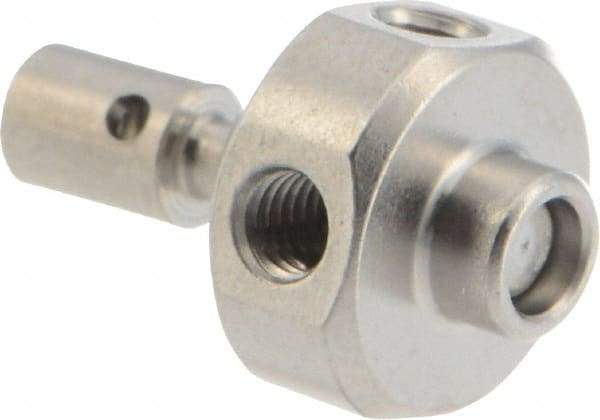 Renishaw - M3, 13mm Effective Length, CMM 5-Way Stylus Center - Use with M3 Threaded Styli - Eagle Tool & Supply