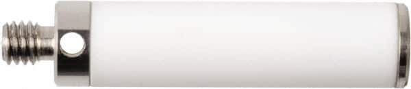 Renishaw - M4 Female and Male Connection, 0.2913 Inch Stem Diameter, Ceramic, CMM Stylus Extension - 1.1811 Inch Overall Length, For Use with M4 Threaded Stylus Range - Eagle Tool & Supply