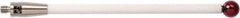Renishaw - 0.315 Inch Ball Diameter, Ceramic Stem, M4 Thread, Ruby Point Ball Tip CMM Stylus - 3-15/16 Inch Working Length, 0.1772 Inch Stem Diameter, 3-15/16 Inch Overall Length - Eagle Tool & Supply