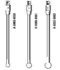 Renishaw - 10 mm Ball Diameter, CMM Stylus and Probe - 43.5 mm Working Length, 60 mm Overall Length - Eagle Tool & Supply