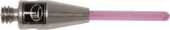 Renishaw - 0.0394 Inch Ball Diameter, Stainless Steel Stem, M2 Thread, Ruby Point Ball Tip CMM Stylus - 0.315 Inch Working Length, 0.5906 Inch Overall Length - Eagle Tool & Supply