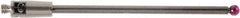 Renishaw - 0.0787 Inch Ball Diameter, Carbide Stem, M2 Thread, Ruby Point Ball Tip CMM Stylus - 1.2795 Inch Working Length, 0.0591 Inch Stem Diameter, 1.5748 Inch Overall Length - Eagle Tool & Supply