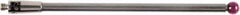 Renishaw - 0.1181 Inch Ball Diameter, Carbide Stem, M2 Thread, Ruby Point Ball Tip CMM Stylus - 1.8504 Inch Working Length, 0.0787 Inch Stem Diameter, 1.9685 Inch Overall Length - Eagle Tool & Supply