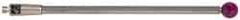 Renishaw - 0.1575 Inch Ball Diameter, Carbide Stem, M2 Thread, Ruby Point Ball Tip CMM Stylus - 1.9685 Inch Working Length, 0.0787 Inch Stem Diameter, 1.9685 Inch Overall Length - Eagle Tool & Supply