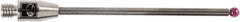 Renishaw - 0.0787 Inch Ball Diameter, Carbide Stem, M3 Thread, Ruby Point Ball Tip CMM Stylus - 1.2795 Inch Working Length, 0.0591 Inch Stem Diameter, 1.5748 Inch Overall Length - Eagle Tool & Supply