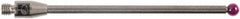 Renishaw - 0.1181 Inch Ball Diameter, Carbide Stem, M3 Thread, Ruby Point Ball Tip CMM Stylus - 1.7205 Inch Working Length, 0.0787 Inch Stem Diameter, 1.9685 Inch Overall Length - Eagle Tool & Supply