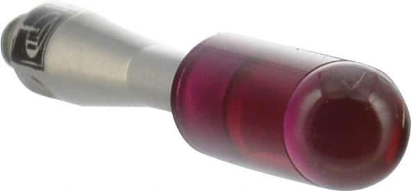 Renishaw - 0.16 Inch Ball Diameter, Stainless Steel Stem, M2 Thread, Ruby Point Ball Tip CMM Stylus - 0.3937 Inch Working Length, 0.0787 Inch Stem Diameter, 0.8661 Inch Overall Length - Eagle Tool & Supply