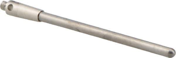 Renishaw - 0.08 Inch Ball Diameter, Stainless Steel Stem, M2 Thread, Carbide Point Ball Tip CMM Stylus - 1.26 Inch Working Length, 1.5748 Inch Overall Length - Eagle Tool & Supply