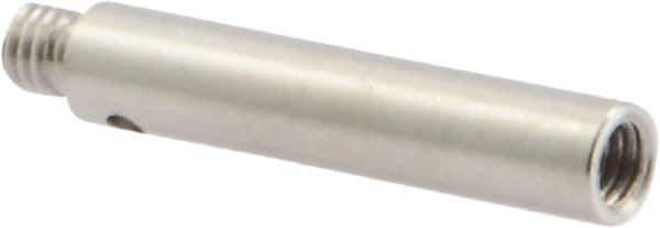 Renishaw - M3 Female and Male Connection, 0.1575 Inch Stem Diameter, Stainless Steel, CMM Stylus Extension - 0.7874 Inch Overall Length, For Use with M3 Threaded Stylus Range - Eagle Tool & Supply