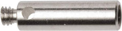 Renishaw - M2 Female and Male Connection, 0.1181 Inch Stem Diameter, Stainless Steel, CMM Stylus Extension - 0.3937 Inch Overall Length, For Use with M2 Threaded Stylus Range - Eagle Tool & Supply