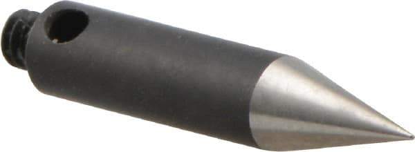 Renishaw - 0.1 mm Ball Diameter, Silver Steel Stem, M2 Thread, Steel Point Needle Tip CMM Stylus - 0.5906 Inch Overall Length - Eagle Tool & Supply