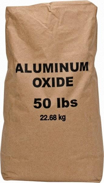 Made in USA - Medium Grade Angular Aluminum Oxide - 120 Grit, 9 Max Hardness, 50 Lb Box - Eagle Tool & Supply