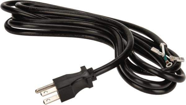 Gast - 1/3 HP Power Cord Assembly - 10 Ft. Long, 115-1 Voltage - Eagle Tool & Supply