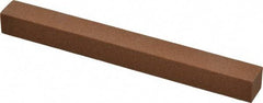 Norton - 4" Long x 3/8" Wide x 3/8" Thick, Aluminum Oxide Sharpening Stone - Square - Eagle Tool & Supply