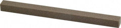 Norton - 4" Long x 1/4" Wide x 1/4" Thick, Aluminum Oxide Sharpening Stone - Square - Eagle Tool & Supply