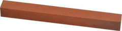 Norton - 4" Long x 3/8" Wide x 3/8" Thick, Aluminum Oxide Sharpening Stone - Square - Eagle Tool & Supply