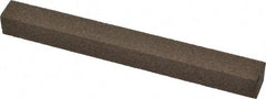Norton - 4" Long x 3/8" Wide x 3/8" Thick, Aluminum Oxide Sharpening Stone - Square - Eagle Tool & Supply