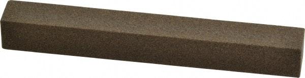 Norton - 4" Long x 1/2" Wide x 1/2" Thick, Aluminum Oxide Sharpening Stone - Square - Eagle Tool & Supply
